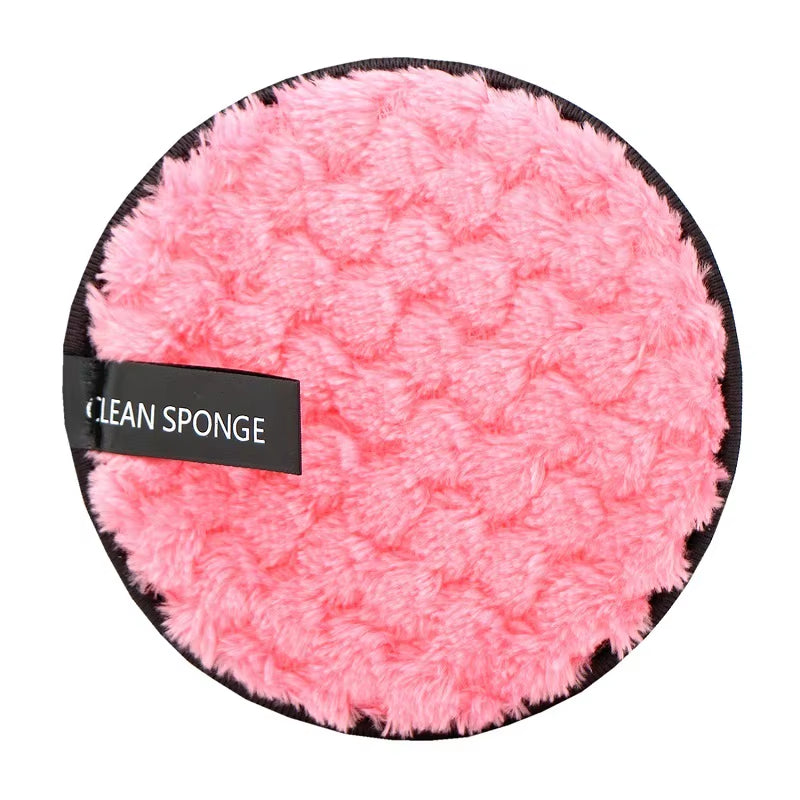 Reusable Makeup Remover Pads Cotton Wipes Microfiber Make up Removal Sponge Cotton Cleaning Pads Tool