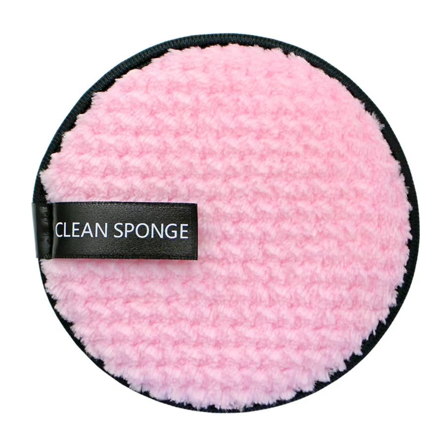 Reusable Makeup Remover Pads Cotton Wipes Microfiber Make up Removal Sponge Cotton Cleaning Pads Tool