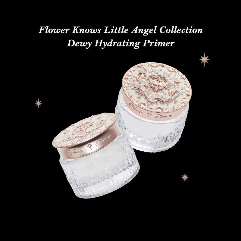 Little Angel Flower Knows Face Primer Oil Control Long-Lasting Moisturizing Vegan Makeup Base Foundation Primer 50G/1.7Fl.Oz