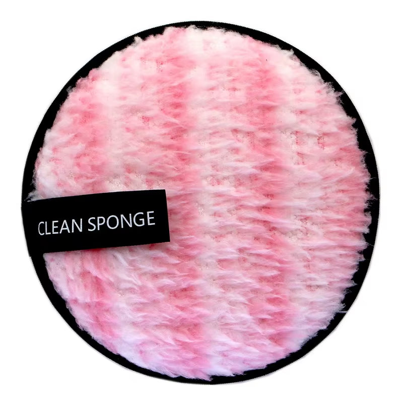 Reusable Makeup Remover Pads Cotton Wipes Microfiber Make up Removal Sponge Cotton Cleaning Pads Tool