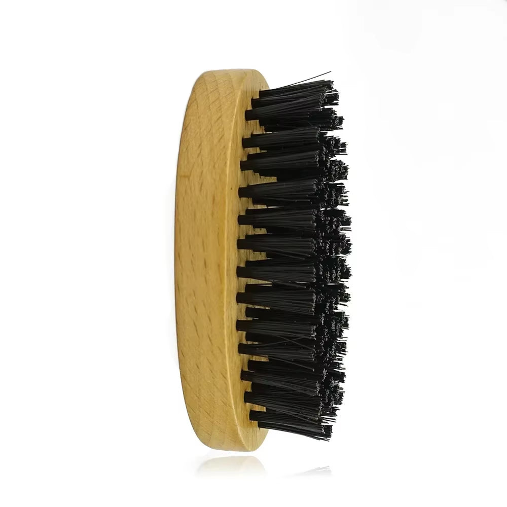 Natural Peach Wood Hair Comb Men Beard Care Anti-Static Brush Head Massage Classic Comb Portable Hair Styling Hair Care Tool