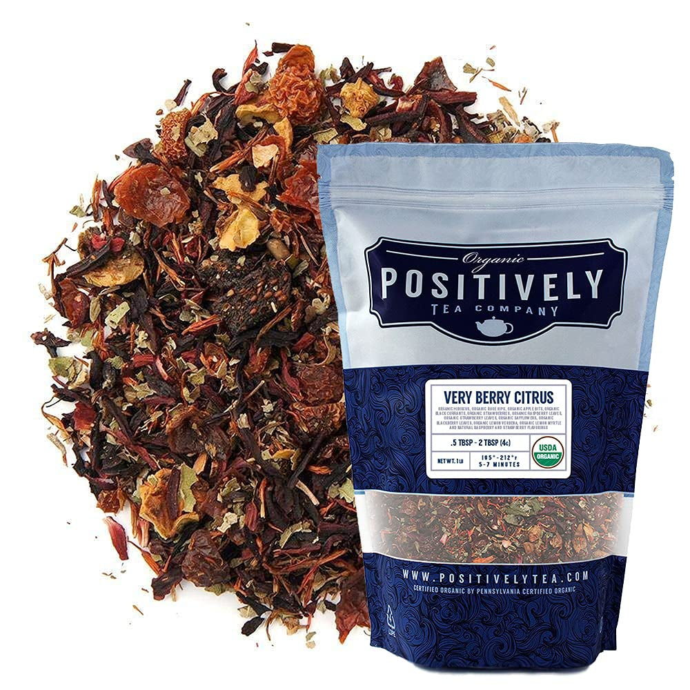 , Very Berry Citrus, Herbal Tea, Loose Leaf, 16 Ounce